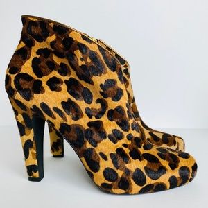 Jessica Simpson Minas Cheetah Leopard Bootie SZ 8